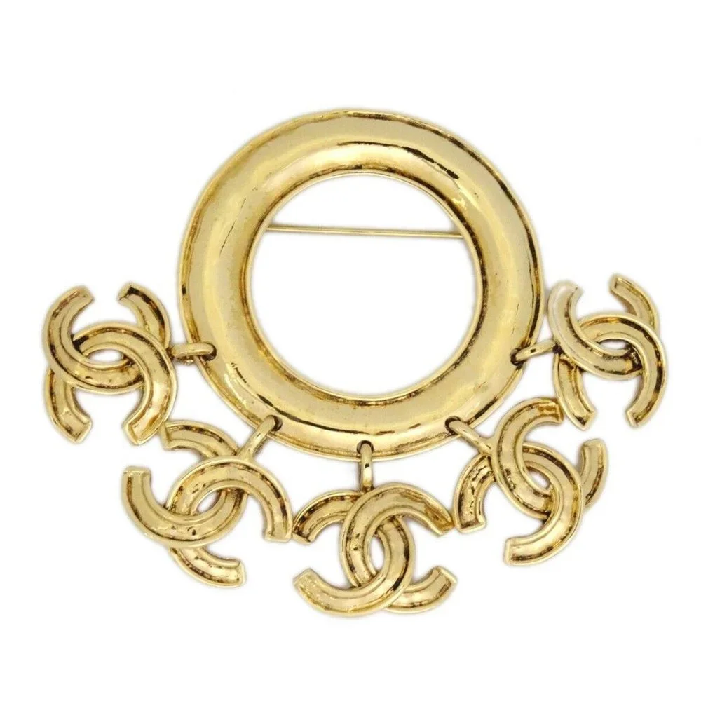 Chanel Brooch Pin Gold